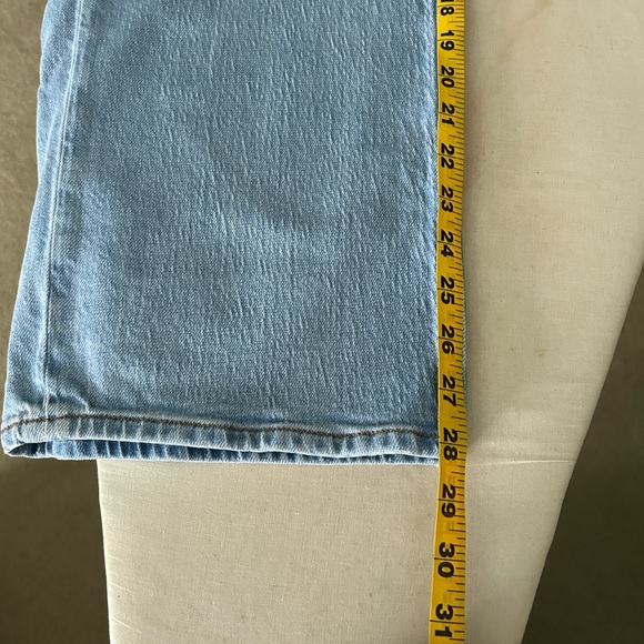 Quince Wide legs Straight cut Women's Light Wash High-Rise Jeans Size 26 - Picture 9 of 9